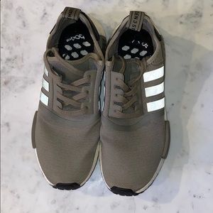 Men’s Adidas Raw Khaki NMD_R1 shoes for sale